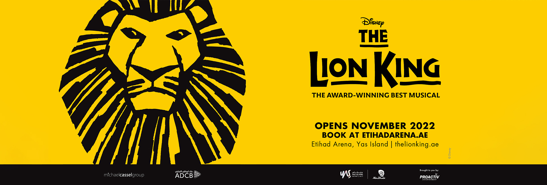 3-1-2 The Lion King - Etihad Arena, Yas Bay Waterfront