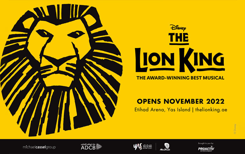 The Lion King Musical 2022 in Abu Dhabi